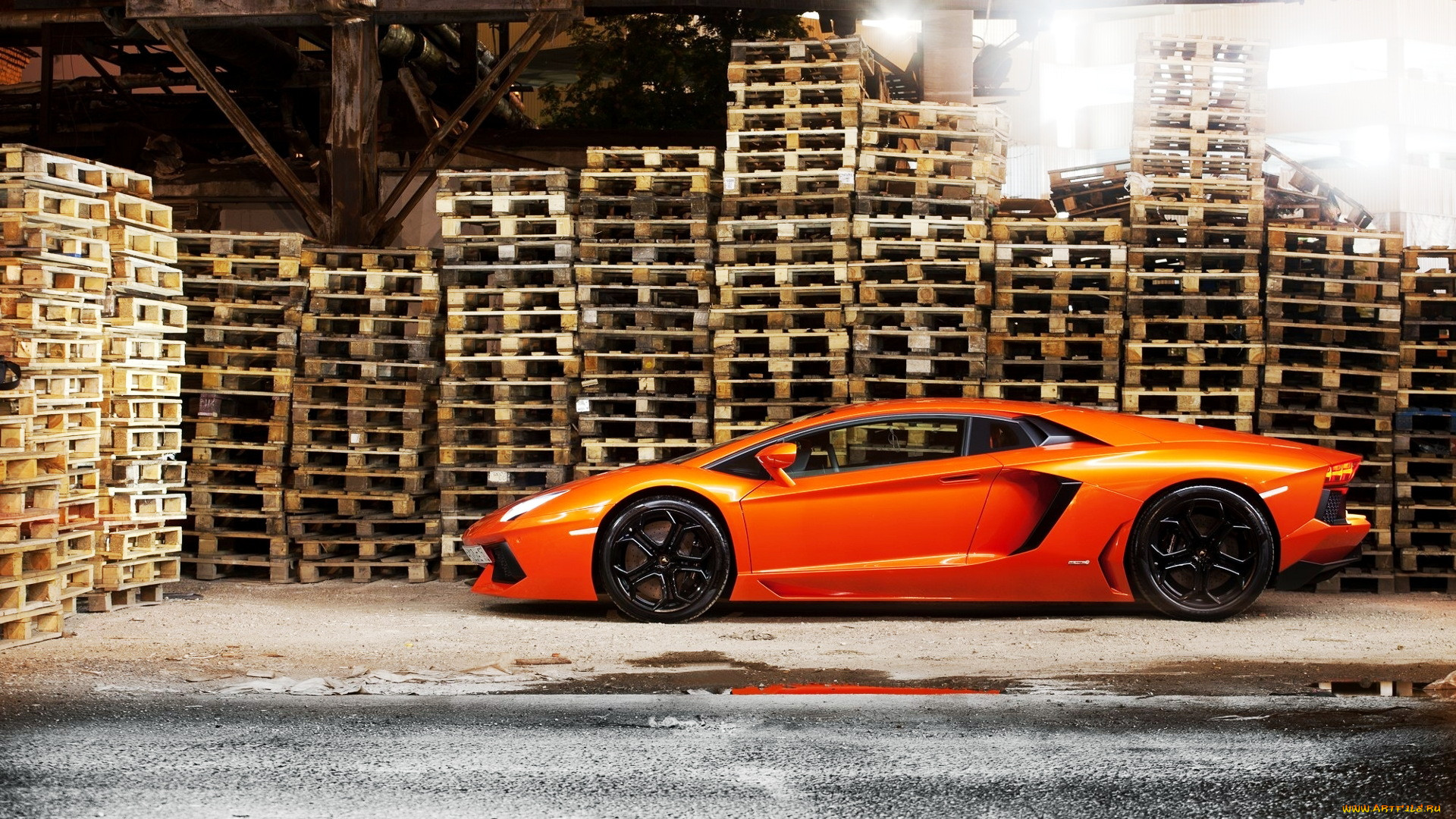 lamborghini, aventador, 
